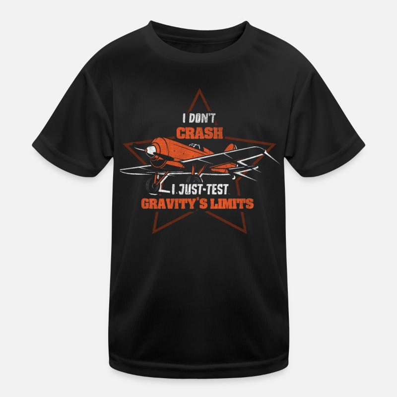 Je ne plante pas, je teste juste le modèle des limites de la gravité T-shirt sport Enfant