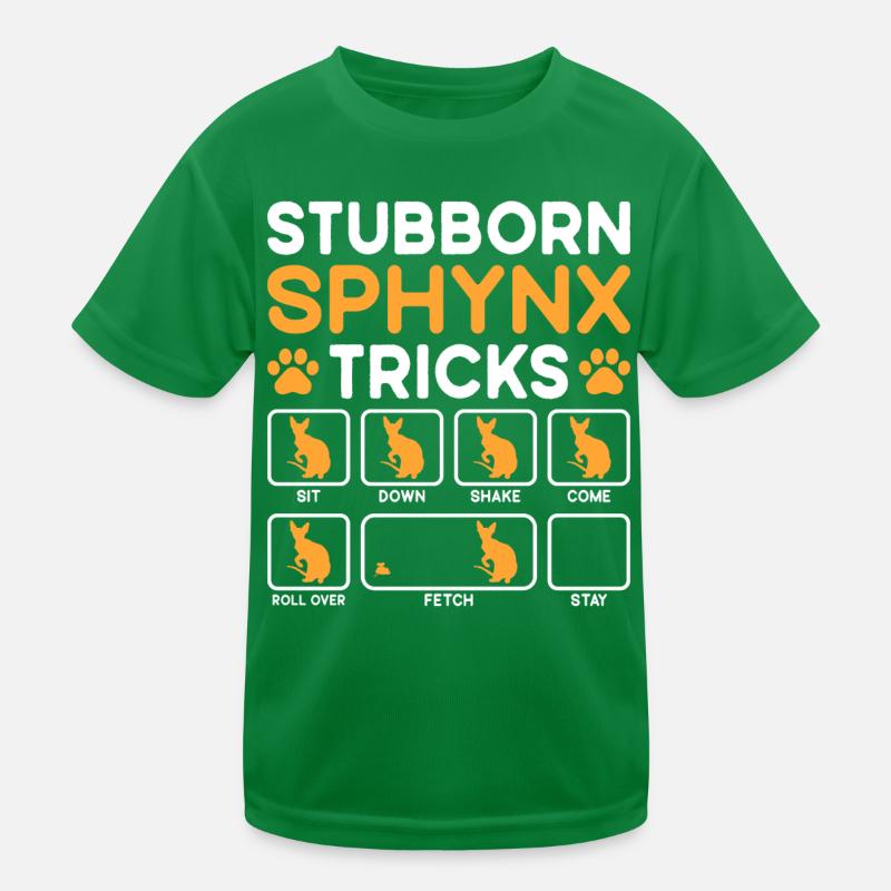 Tricks têtus Chat Sphynx T-shirt sport Enfant