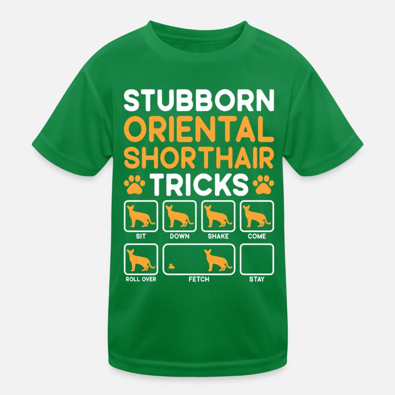 Tricks Têtus Chat Oriental à poil court T-shirt sport Enfant