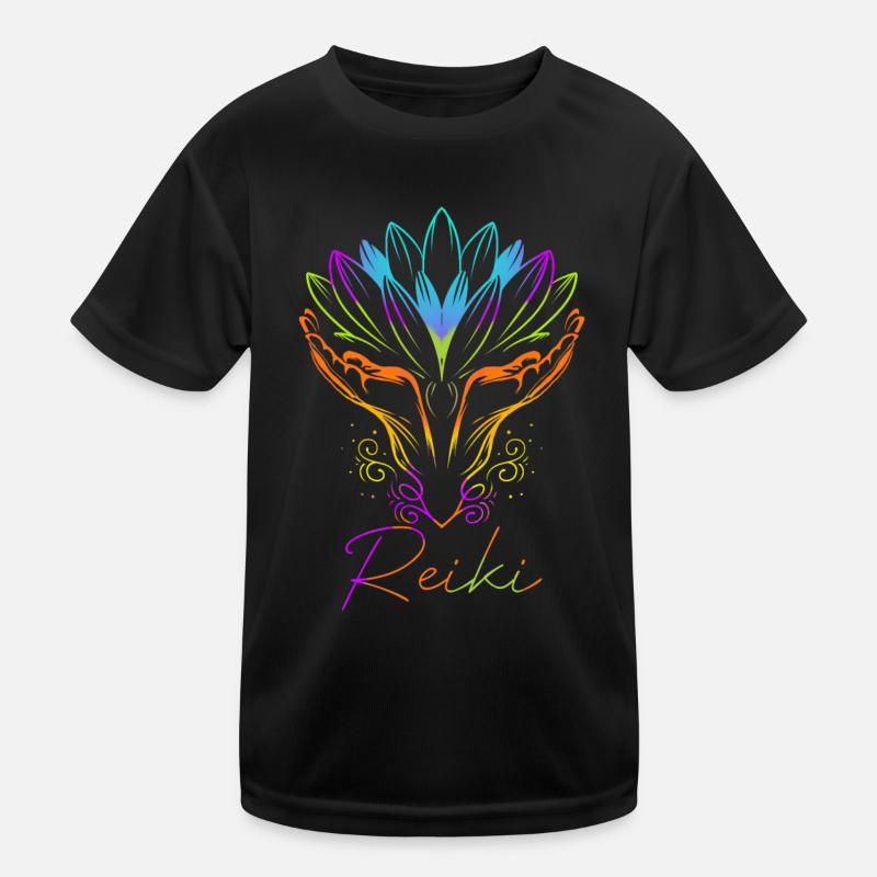 Chakra de l’énergie Guérison holistique Mains Reiki T-shirt sport Enfant
