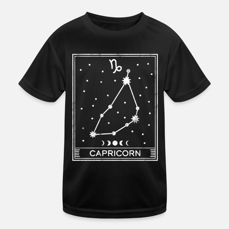 Sternzeichen Steinbock Kinder Funktions-T-Shirt