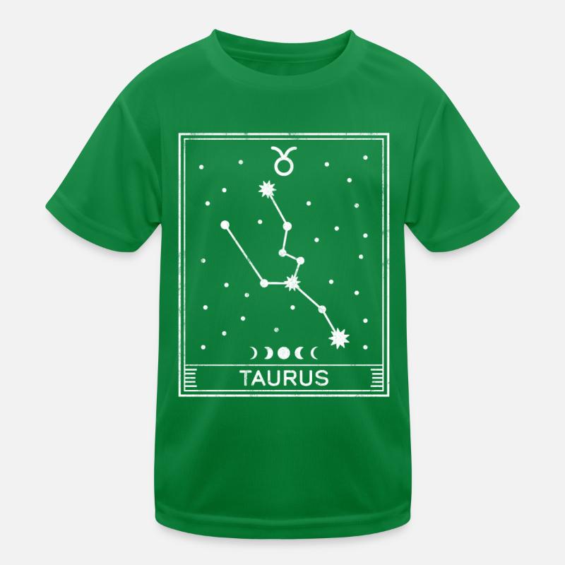Sternzeichen Stier Kinder Funktions-T-Shirt