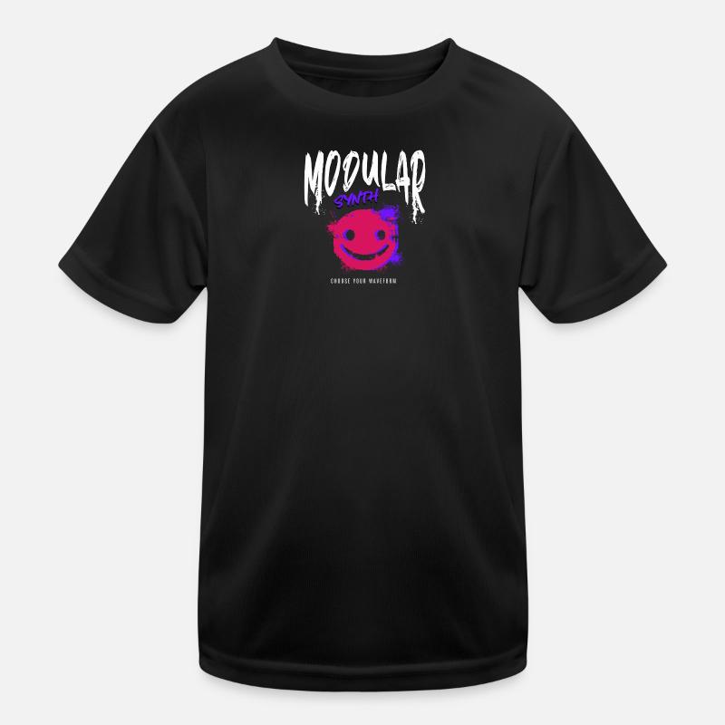 Modular Synth Synthesizer Waveform Kinder Funktions-T-Shirt