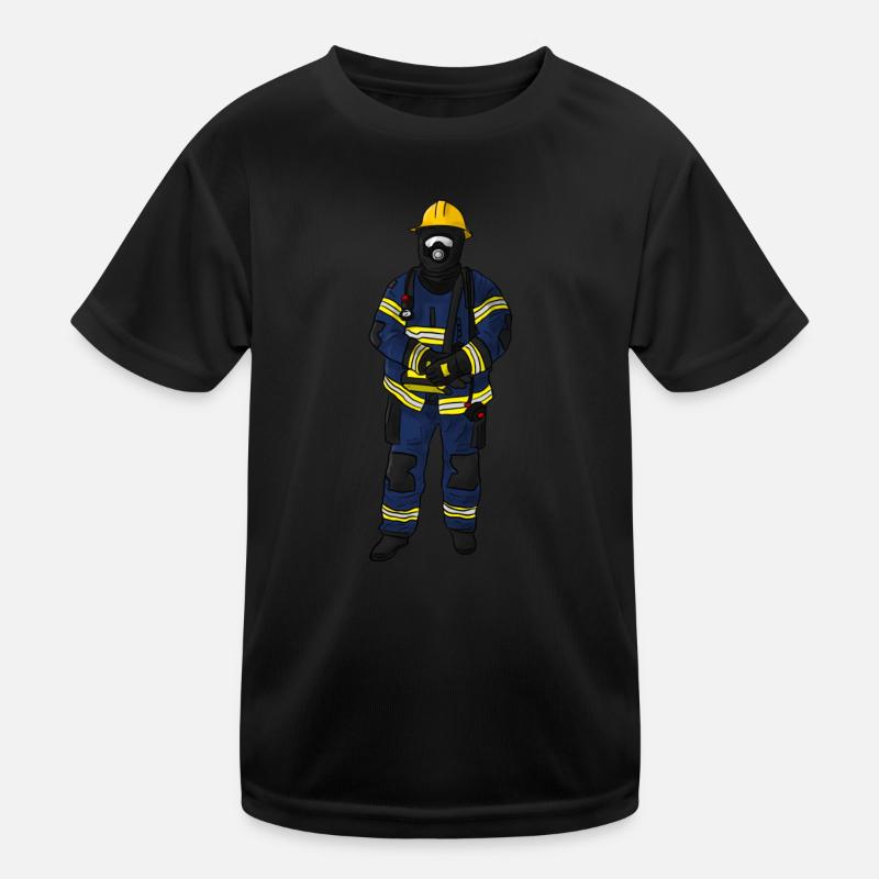 Firefighter Equipment Kids Functional T-Shirt