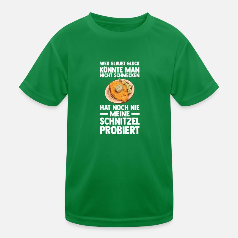 Schnitzel Wiener Schweineschnitzel Geschenk Kinder Funktions-T-Shirt
