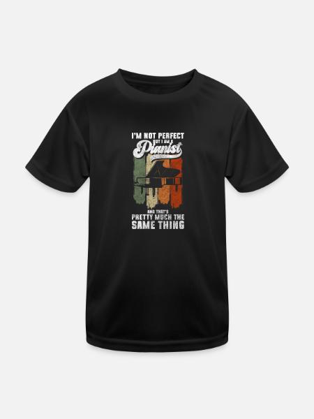 Pianist Classical Pianist - Kids Functional T-Shirt - black - Front