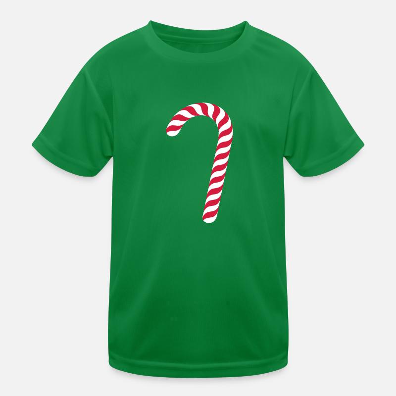 Zuckerstab / candy cane (2c) Kids Functional T-Shirt