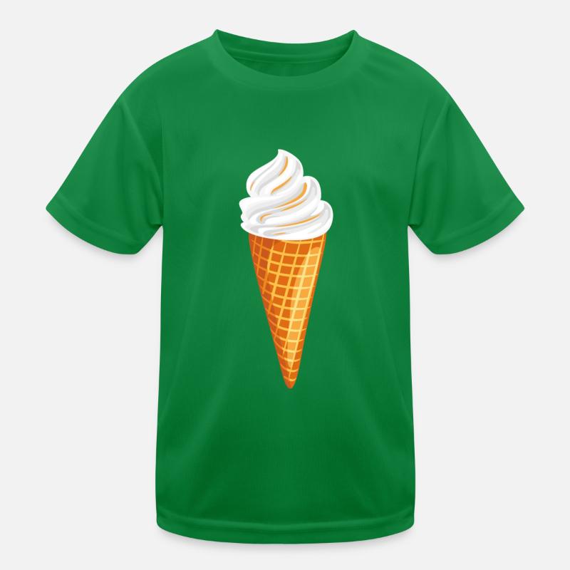 Eis mit Karamell Kinder Funktions-T-Shirt