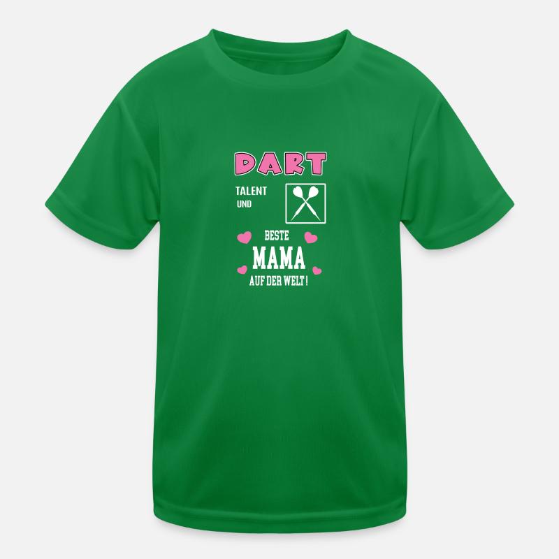Dart Beste Mama Mutter Muttertag Geburtstag Darts Kinder Funktions-T-Shirt