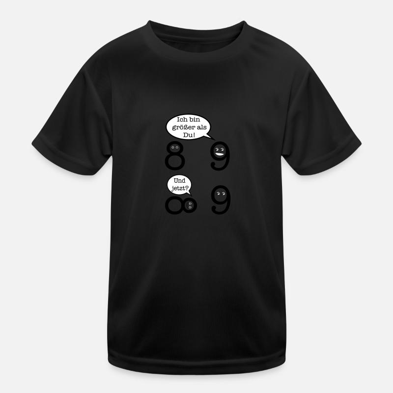 Mathematik Witz - Kinder Funktions-T-Shirt - Schwarz
