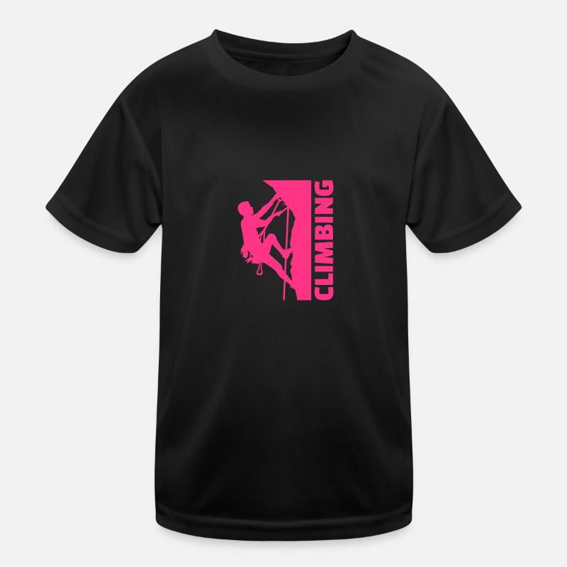 Klettern Kinder Funktions-T-Shirt