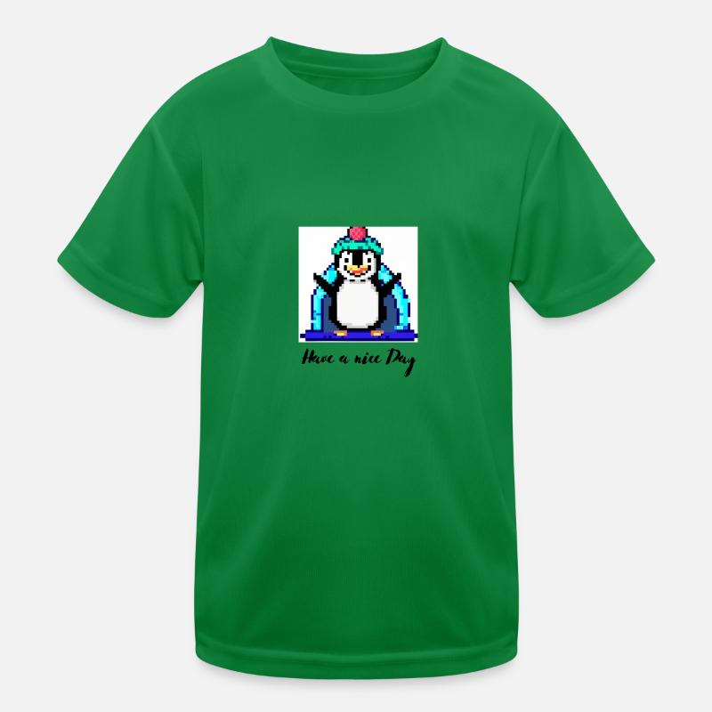 have a nice day pinguin Kinder Funktions-T-Shirt