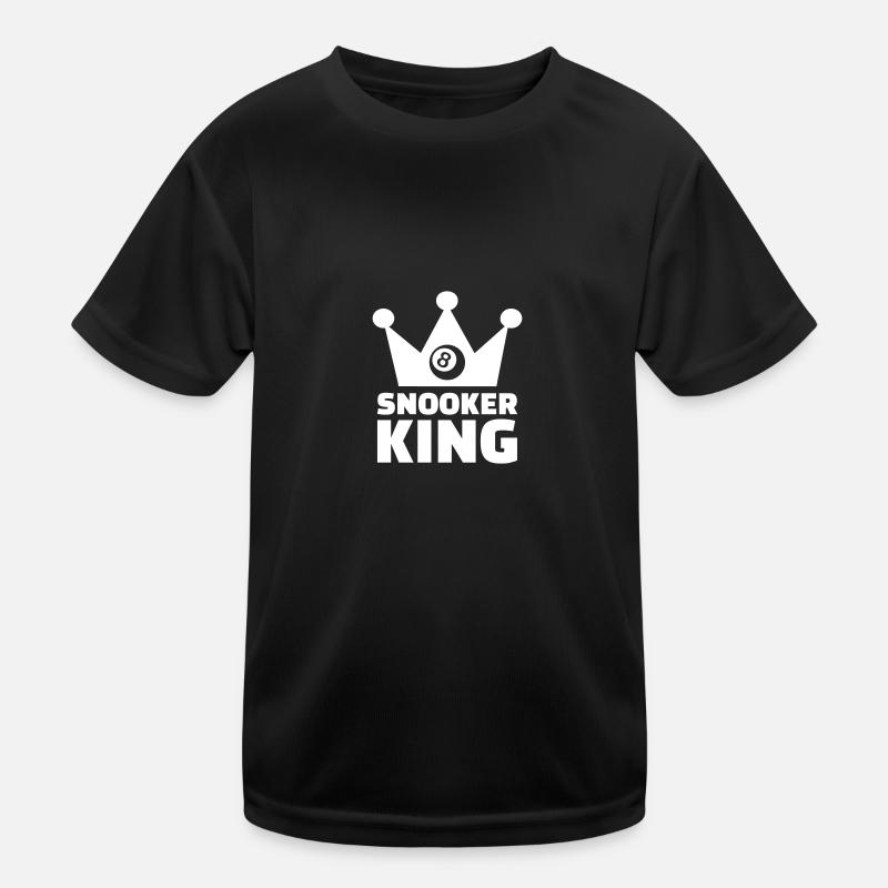 Snooker Kinder Funktions-T-Shirt
