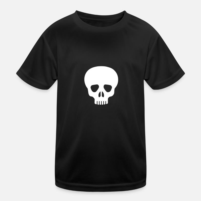 Totenkopf Kinder Funktions-T-Shirt