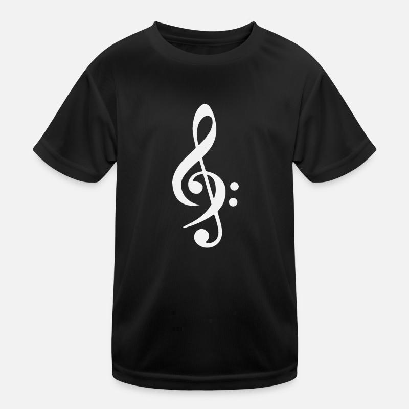 Clé Clé de sol Clé de fa T-shirt sport Enfant