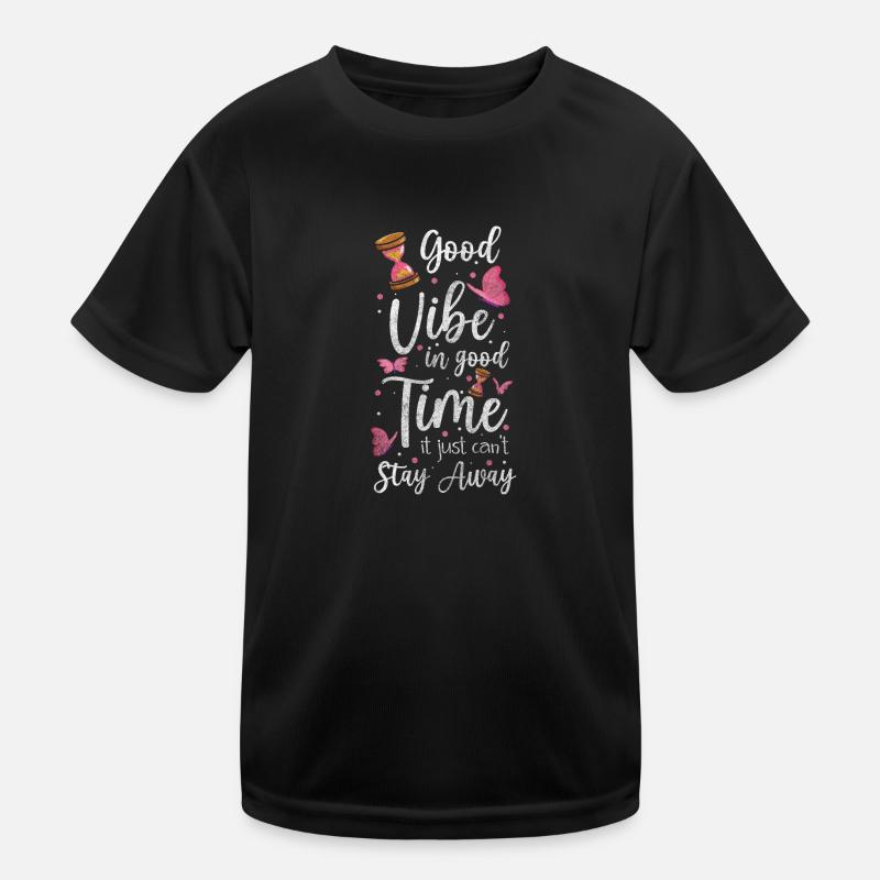 Zeit Lebenszeit Zeitreise Kinder Funktions-T-Shirt