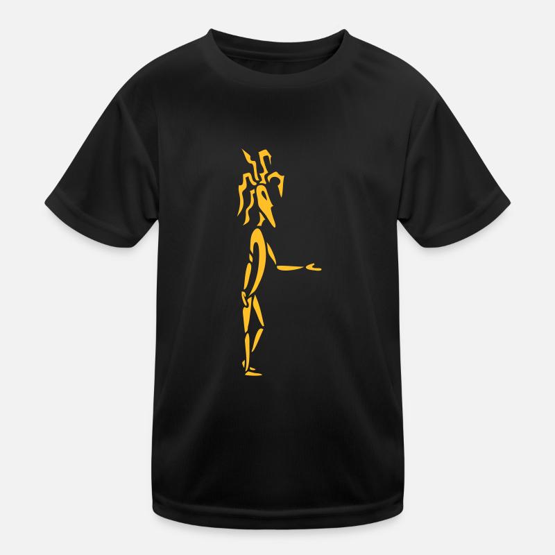 Dreadlocks Guy Kids Functional T-Shirt