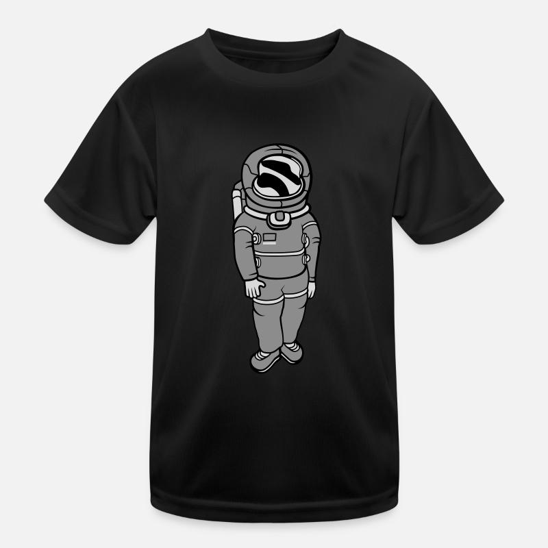 Weightless astronaut space Kids Functional T-Shirt