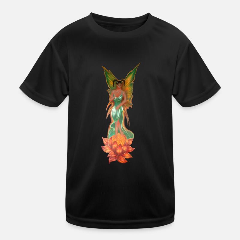 Elfe magique d’une fleur de lotus T-shirt sport Enfant