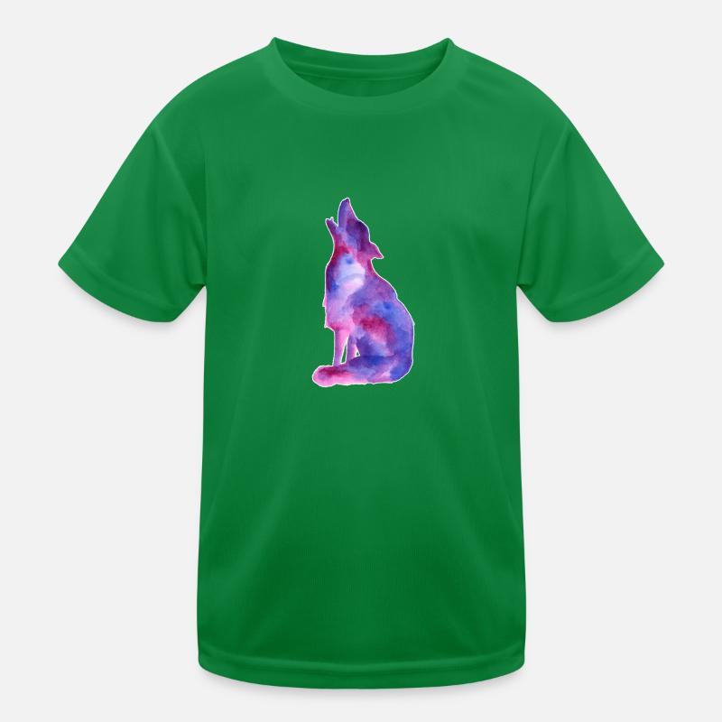 Galaxy Wolf Kinder Funktions-T-Shirt