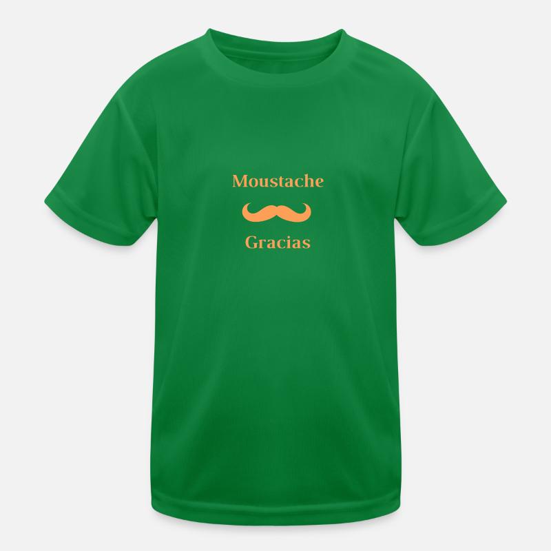 Moustache gracias T-shirt sport Enfant