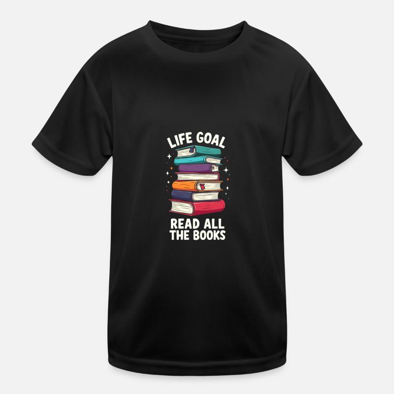 Alle Bücher Lesen Kinder Funktions-T-Shirt