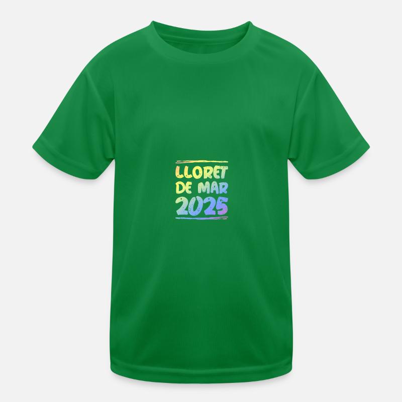 Lloret De Mar 2025 Bunt Kinder Funktions-T-Shirt