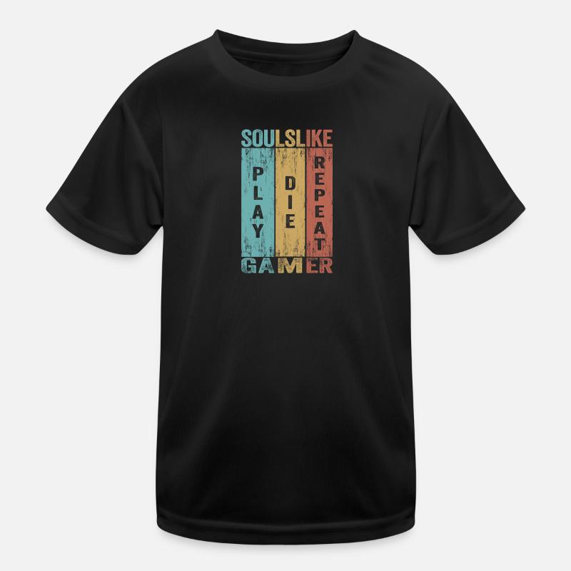 Jouez à The Repeat Soulslike Gamer T-shirt sport Enfant