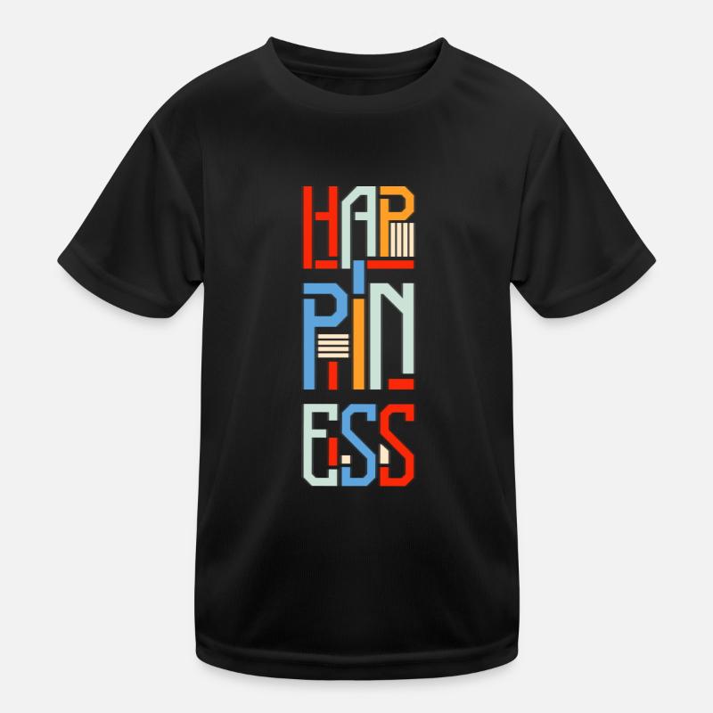 Glücklich Positiv Geld Kinder Funktions-T-Shirt