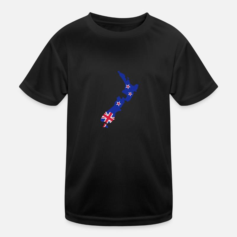 Neuseeland Kinder Funktions-T-Shirt