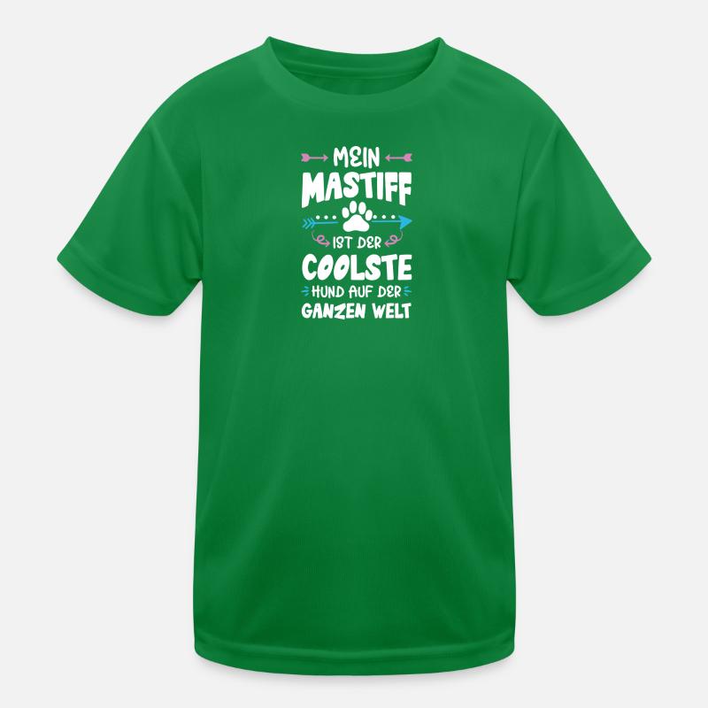 mastiff dog saying Kids Functional T-Shirt