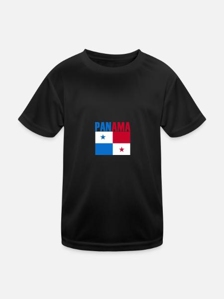 Panama Outdoor Survival - T-shirt sport Enfant - noir - Devant