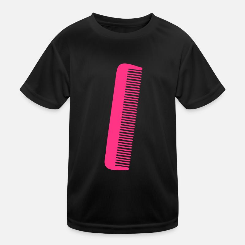 comb comb penalty kamm pettine coiffure1 Kids Functional T-Shirt
