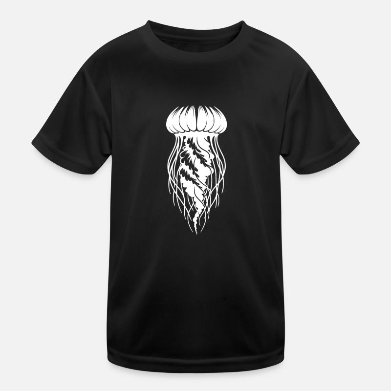 comb jellyfish hovering Medusa Kids Functional T-Shirt