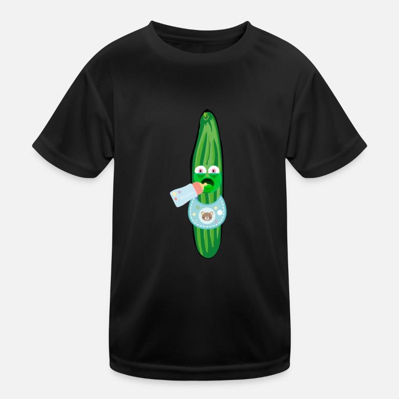Launische Gurke, Gurken, Comic, Gurke, Baby Kinder Funktions-T-Shirt