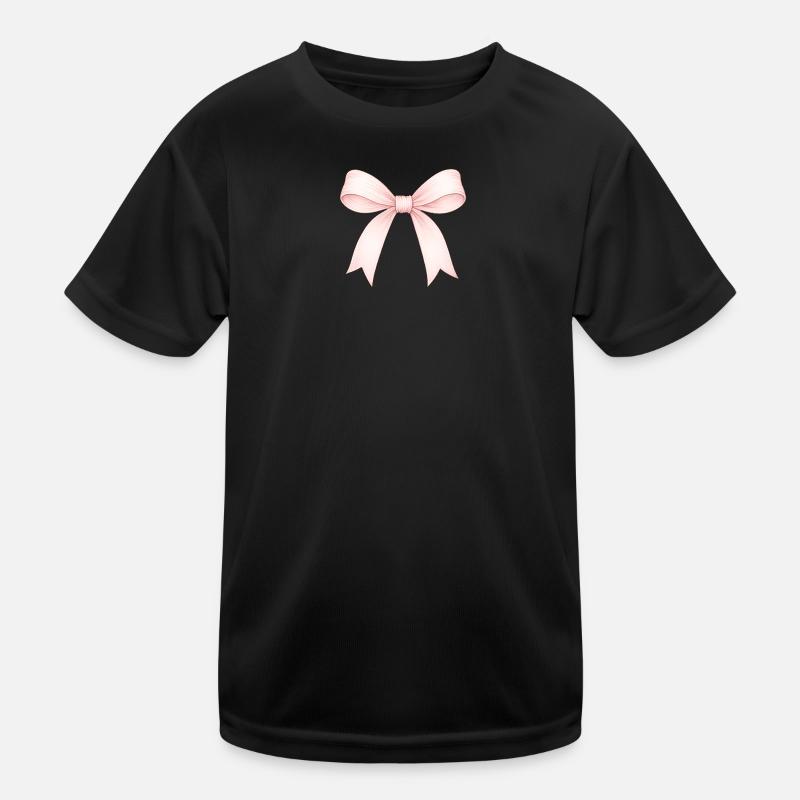 süße Schleife Kinder Funktions-T-Shirt