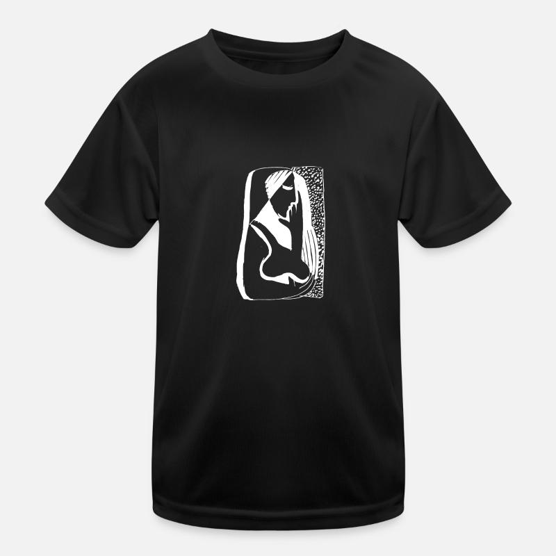 art abstrait T-shirt sport Enfant
