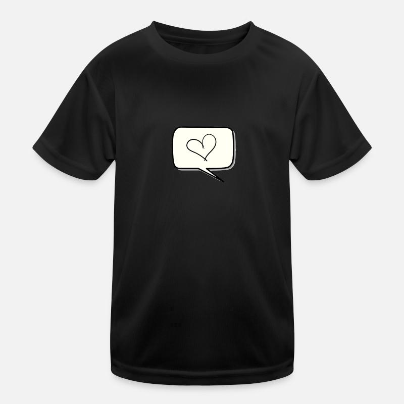 Sprechblase Kinder Funktions-T-Shirt