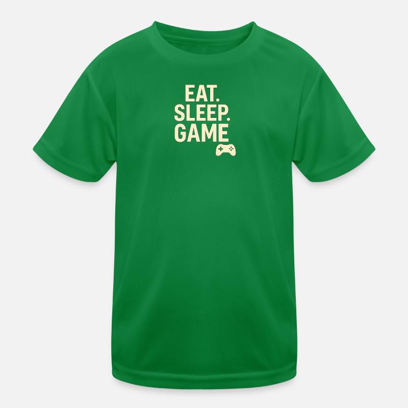 Manette de jeu Eat Sleep T-shirt sport Enfant
