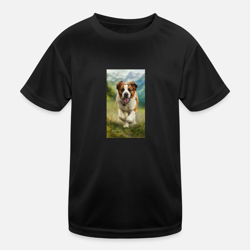 Wuffi - Kids Functional T-Shirt - black