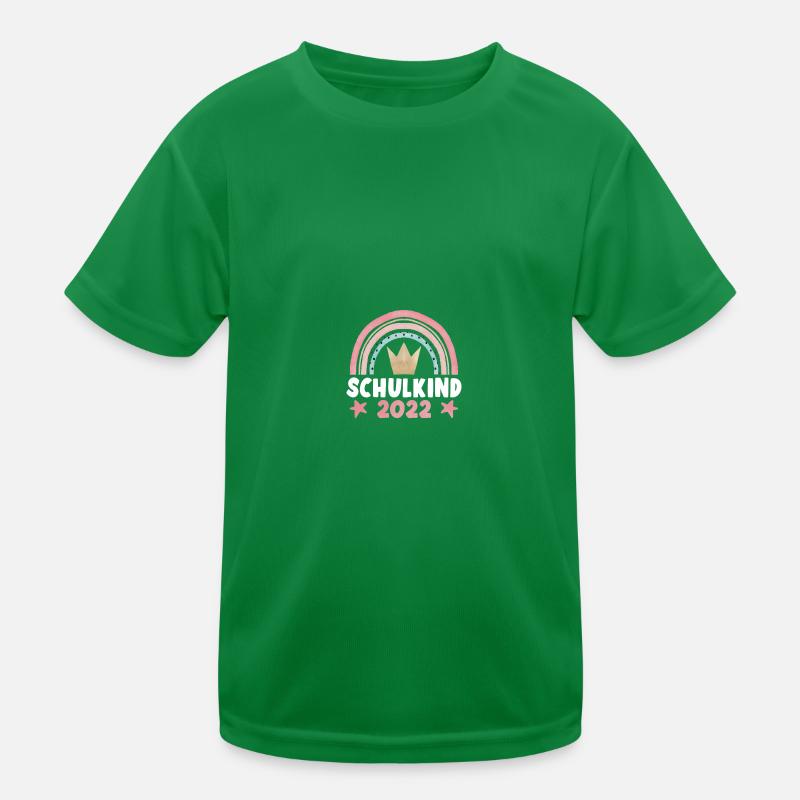 Schulkind 2022 Einschulung Schulanfänger Geschenk Kinder Funktions-T-Shirt