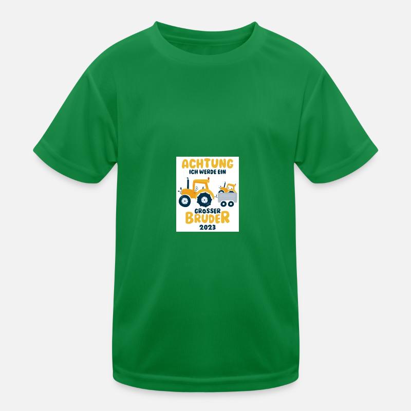 Werdender Bruder Geschenk Ich werde Bruder Brüder Kinder Funktions-T-Shirt
