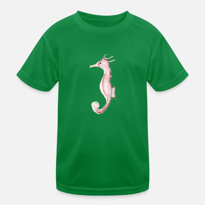 Vintage Meerestiere Kinder Funktions-T-Shirt