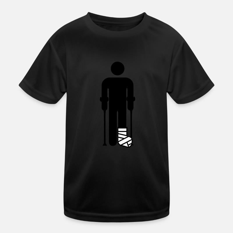 Jambes en plâtre T-shirt sport Enfant