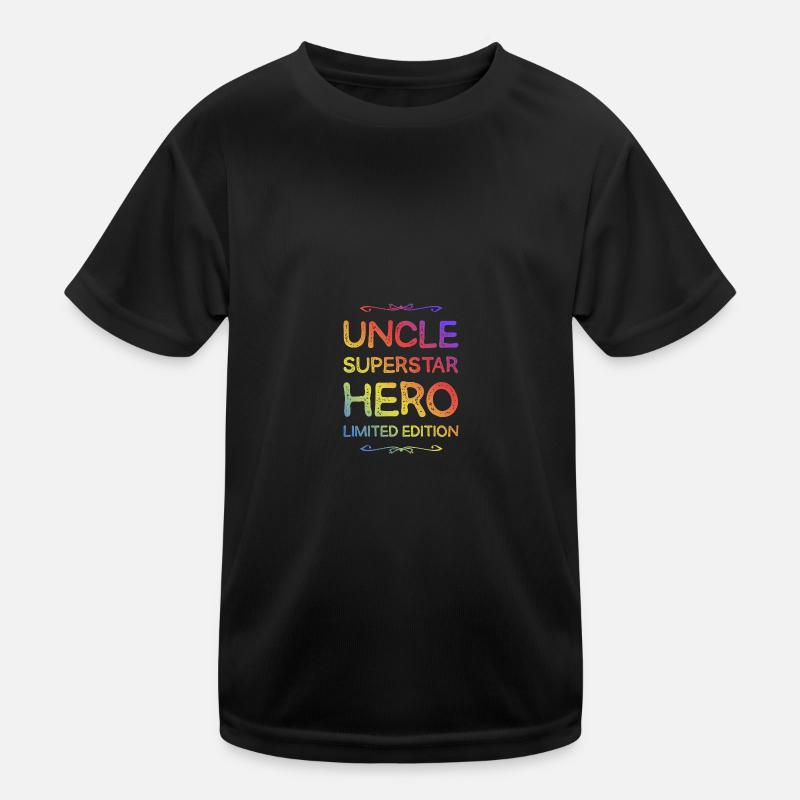 Bester Onkel Held Spruch Kinder Funktions-T-Shirt