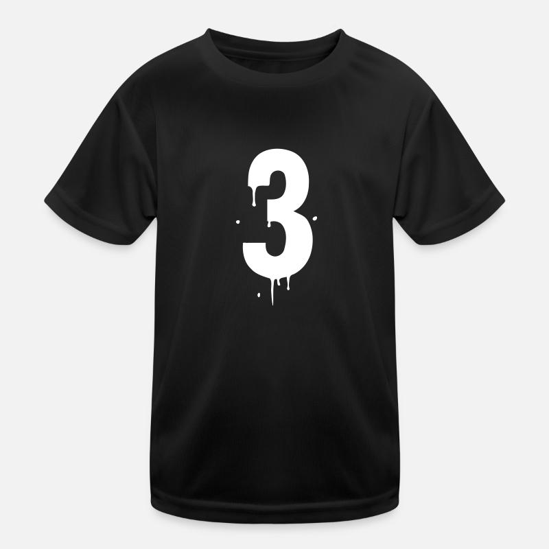 3 drops Kids Functional T-Shirt