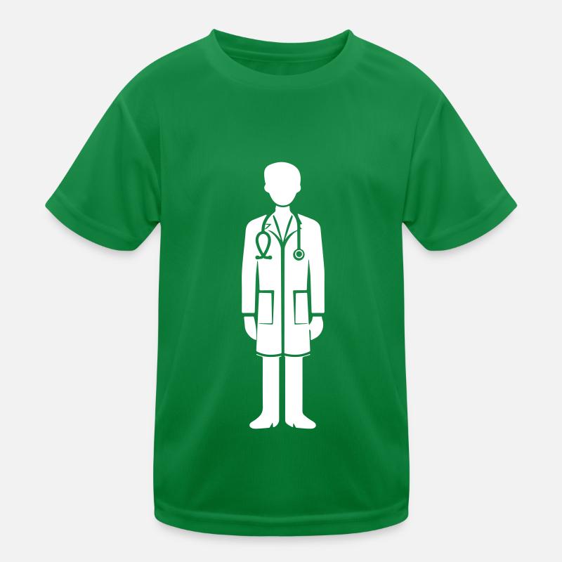 Doktor Arzt Kinder Funktions-T-Shirt