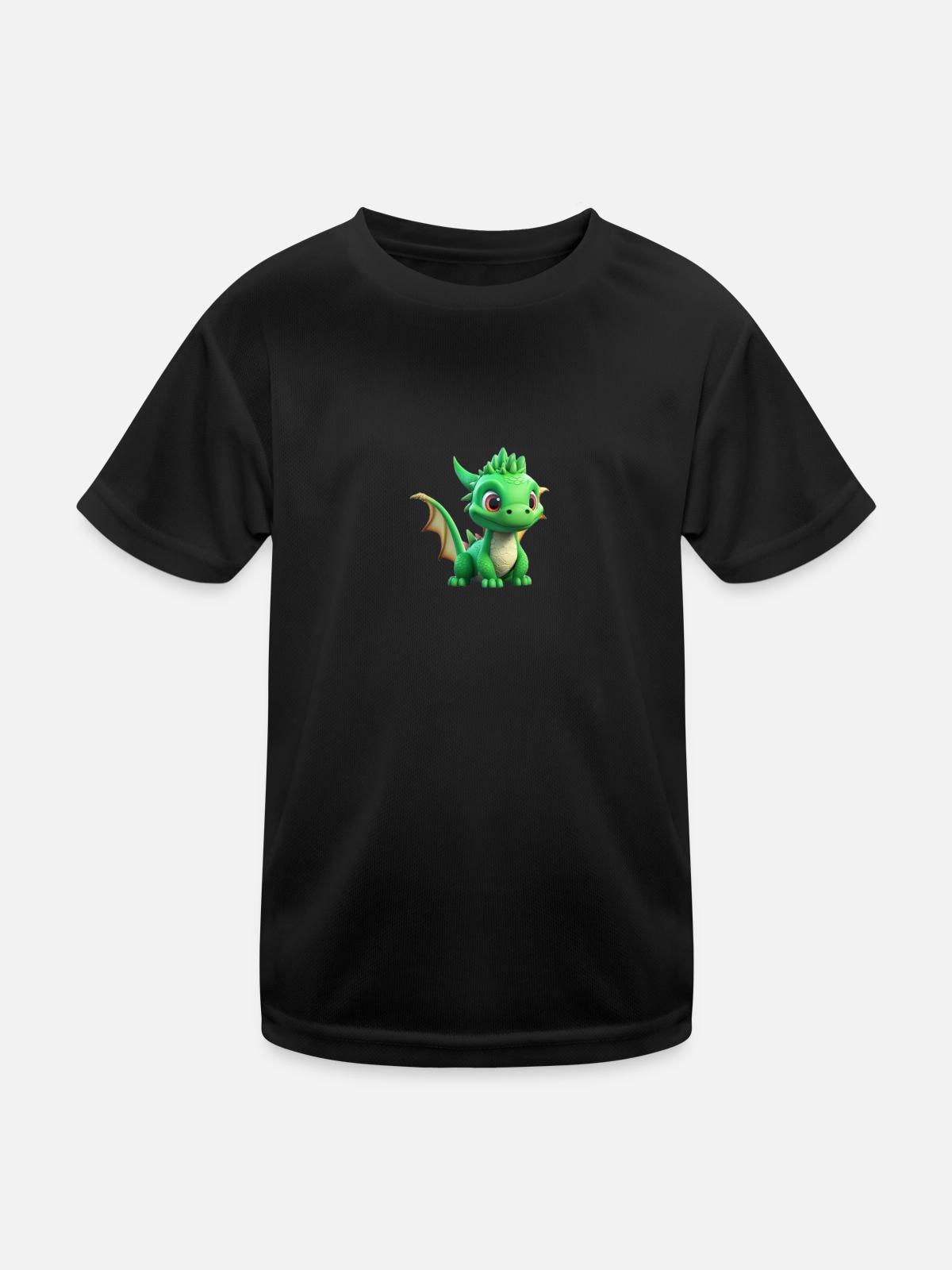 Spike - Kids Functional T-Shirt - black - Front