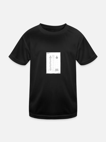 Old lighthouses - Kids Functional T-Shirt - black - Front