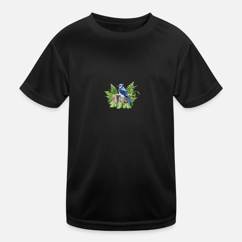 Blue jay Kids Functional T-Shirt